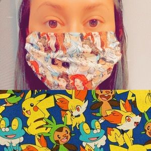 2 Pack Adult Face Mask - Pokémon